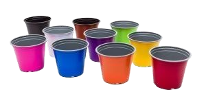 bunte Modiform Töpfe