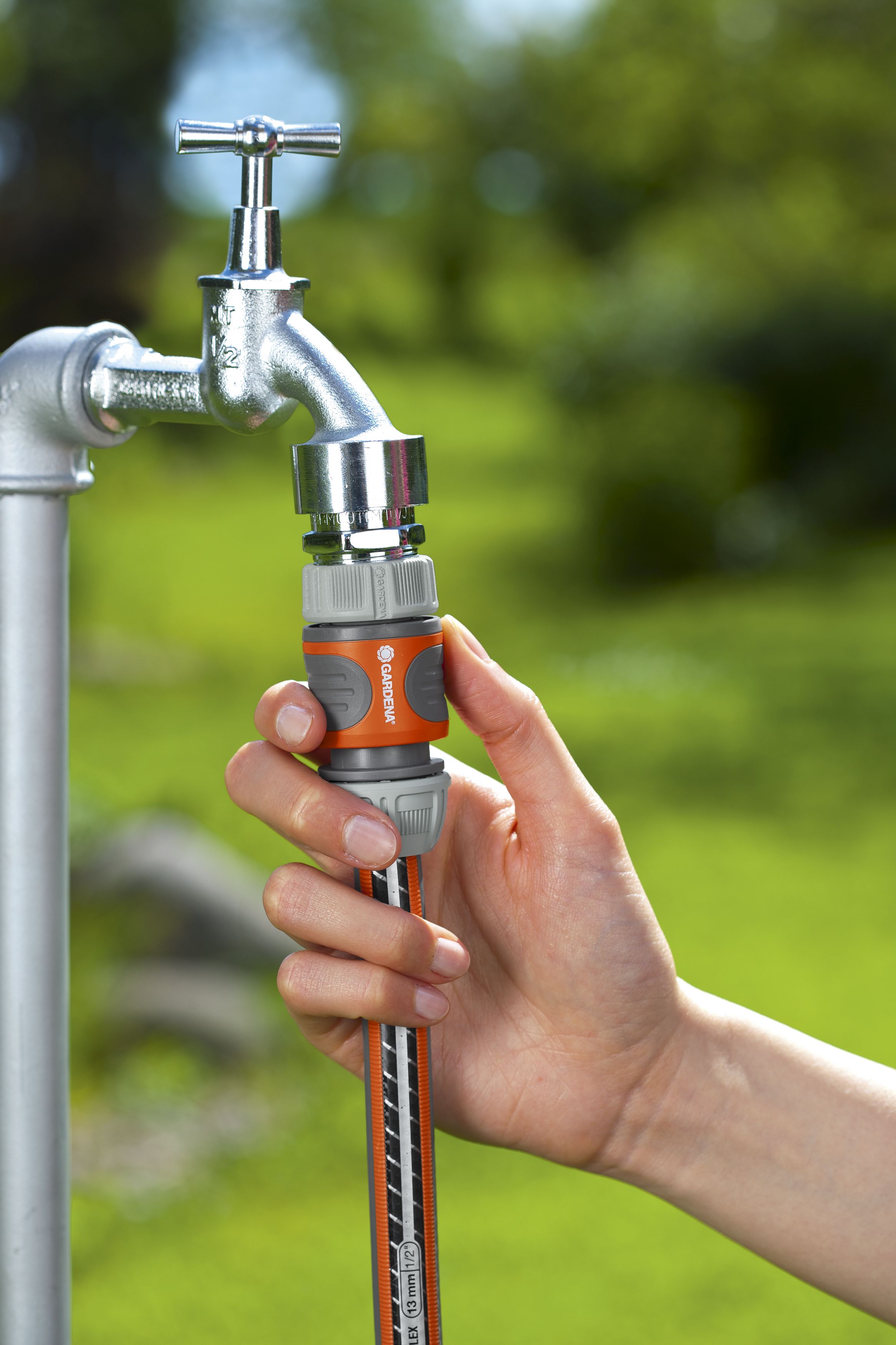 Schlauchstueck Gardena - Anschlussbild