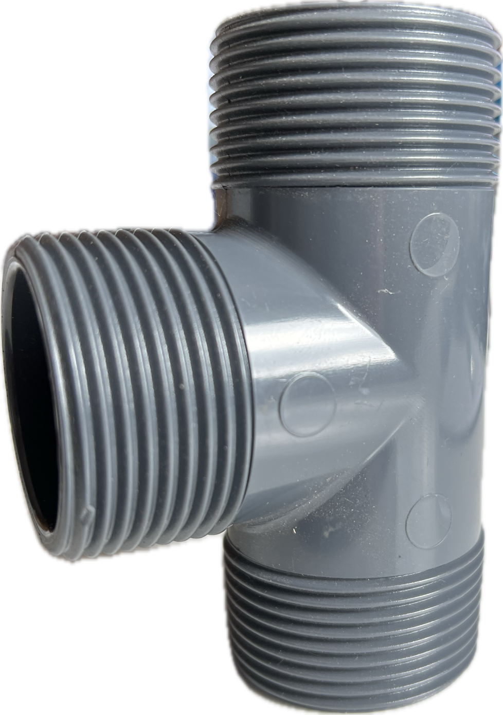 T-Stück PVC 1 1/4 Zoll 3 Außengewinde