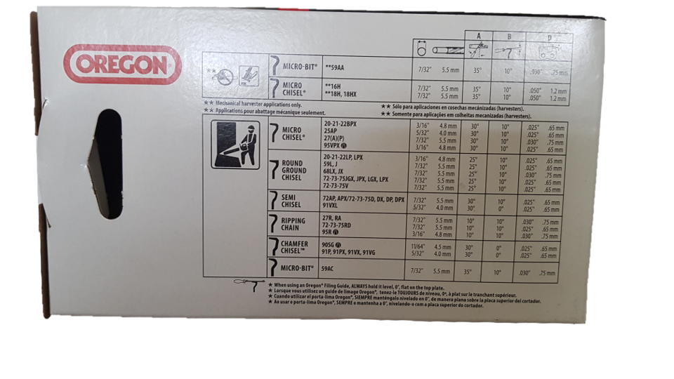 Sägekette für Echo 30 cm 3/8 Zoll Rückseite