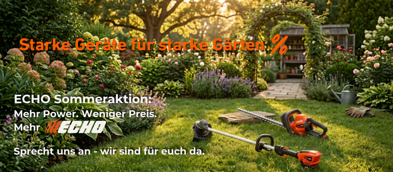 Starke Geräte - für starke Gärtenklein