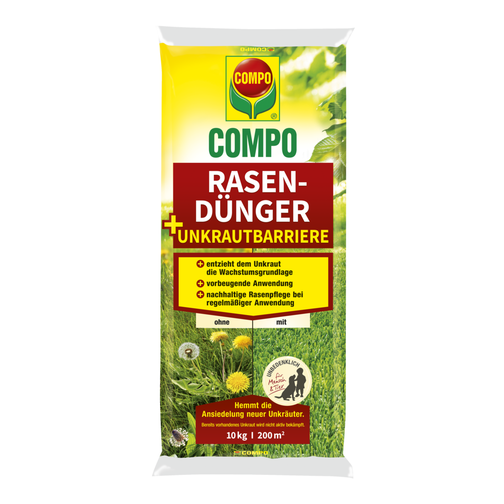COMPO Rasendünger + Unkrautbarriere