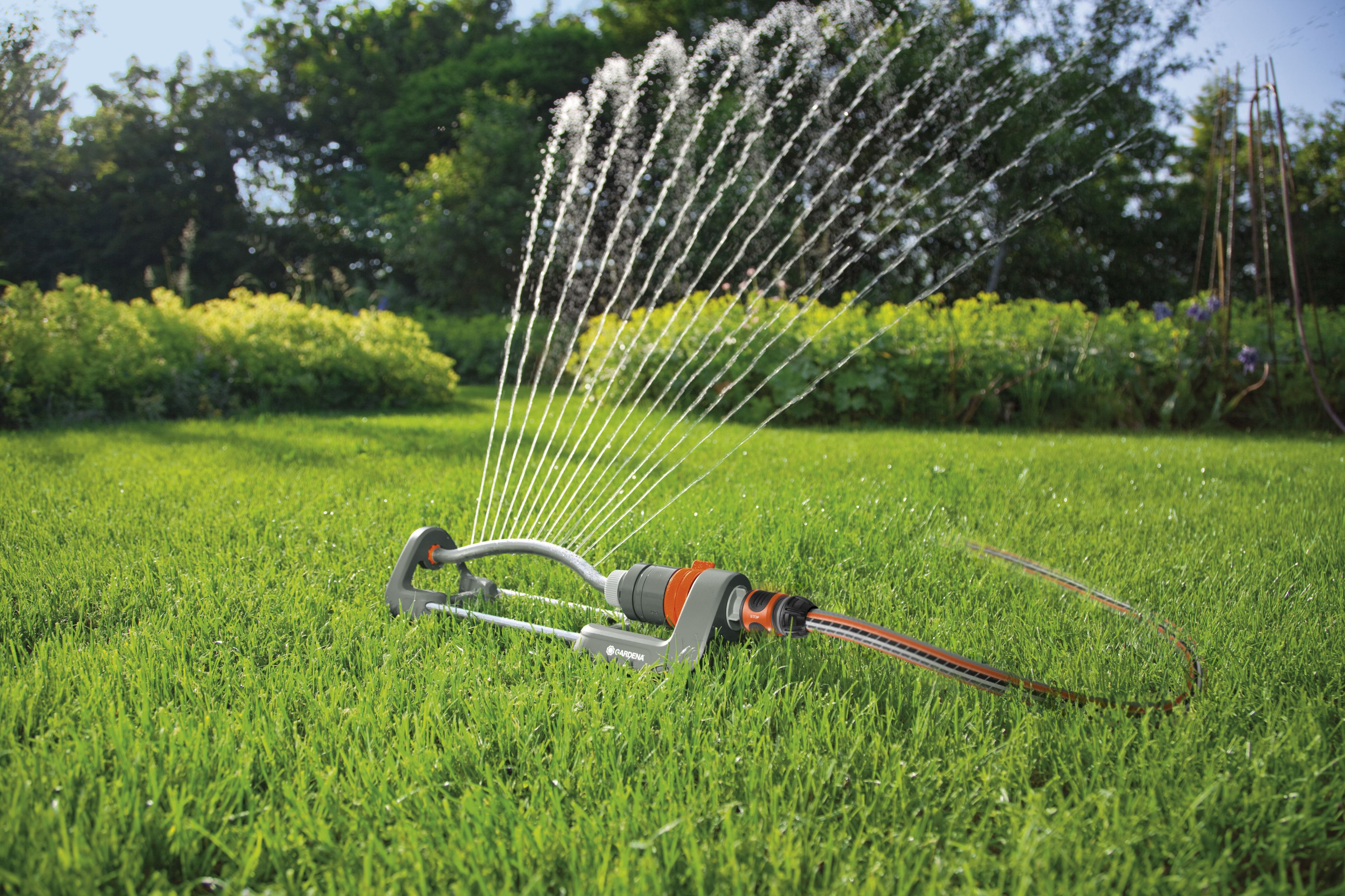 Viereckregner Gardena Aqua S - Einsatzbild