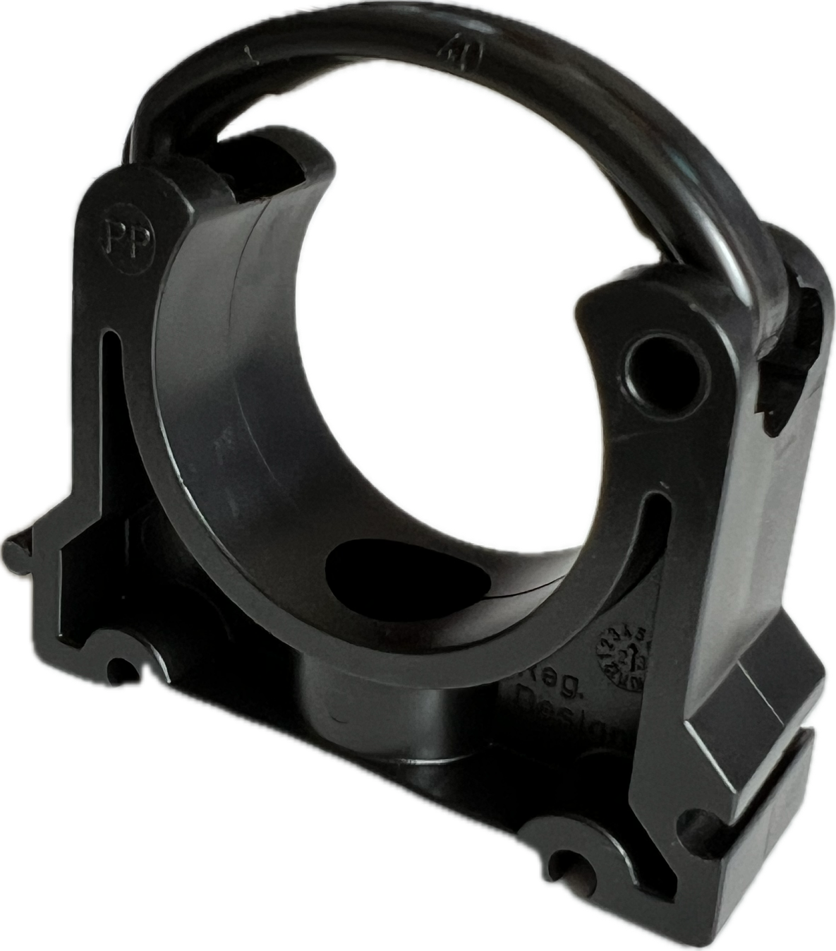 Rohrklemme PVC mit PVC Clip