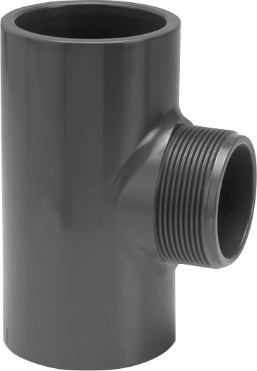 T-Stück PVC Außengewinde