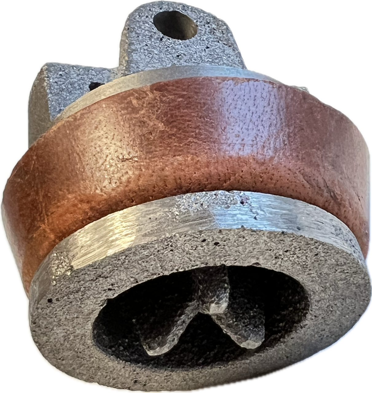 Kolben mit Ledermanschette