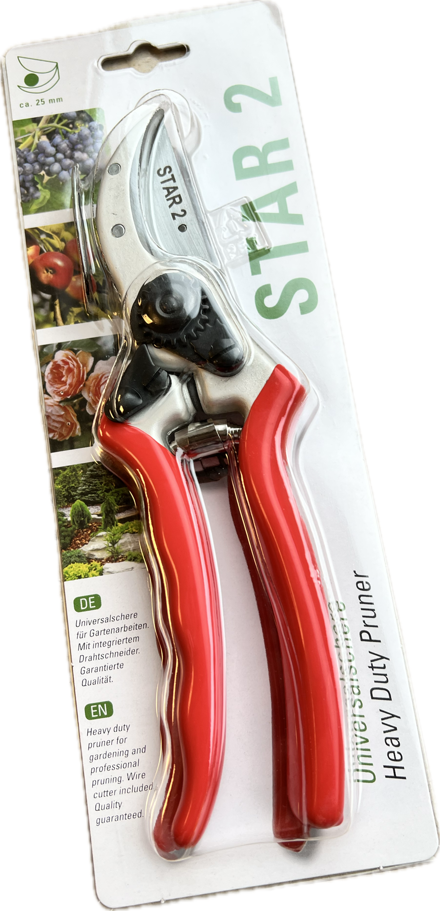 Profi Gartenschere Star 2 Verpackung