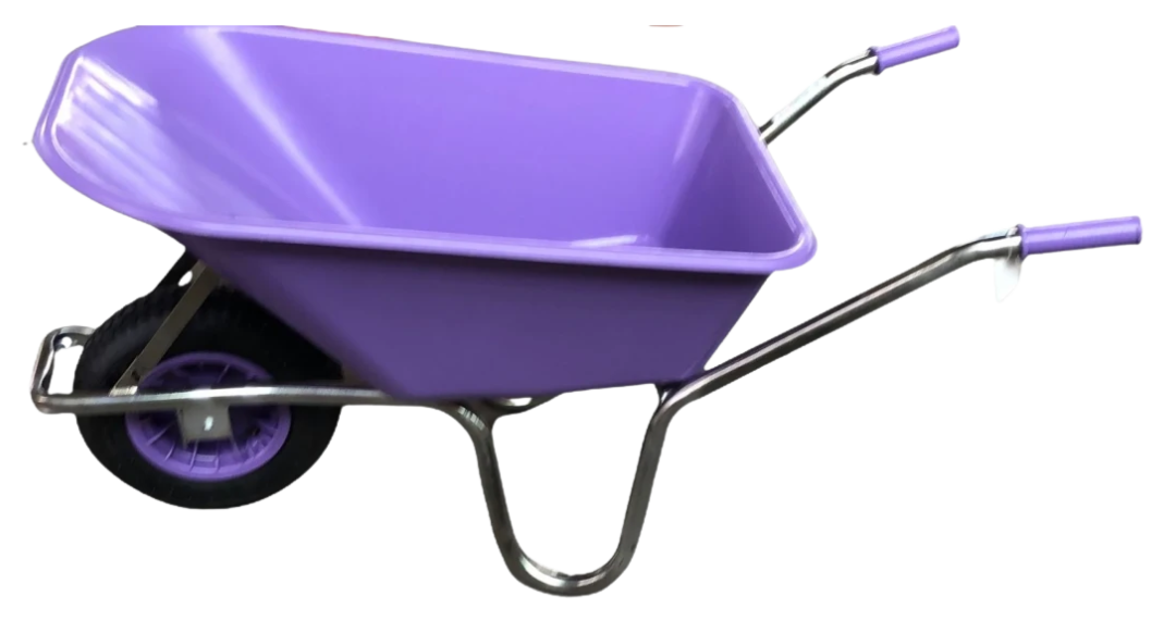 Fort Schubkarre 100l Lavendel_Seitenansicht