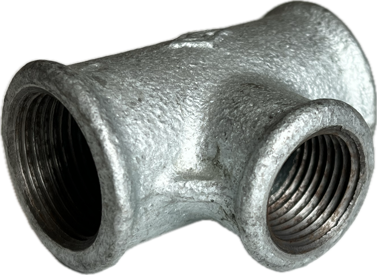 T-Stück TG verzinkt reduziert