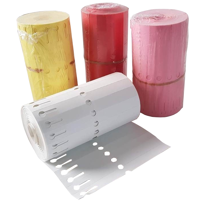 Schlaufenetiketten bunt