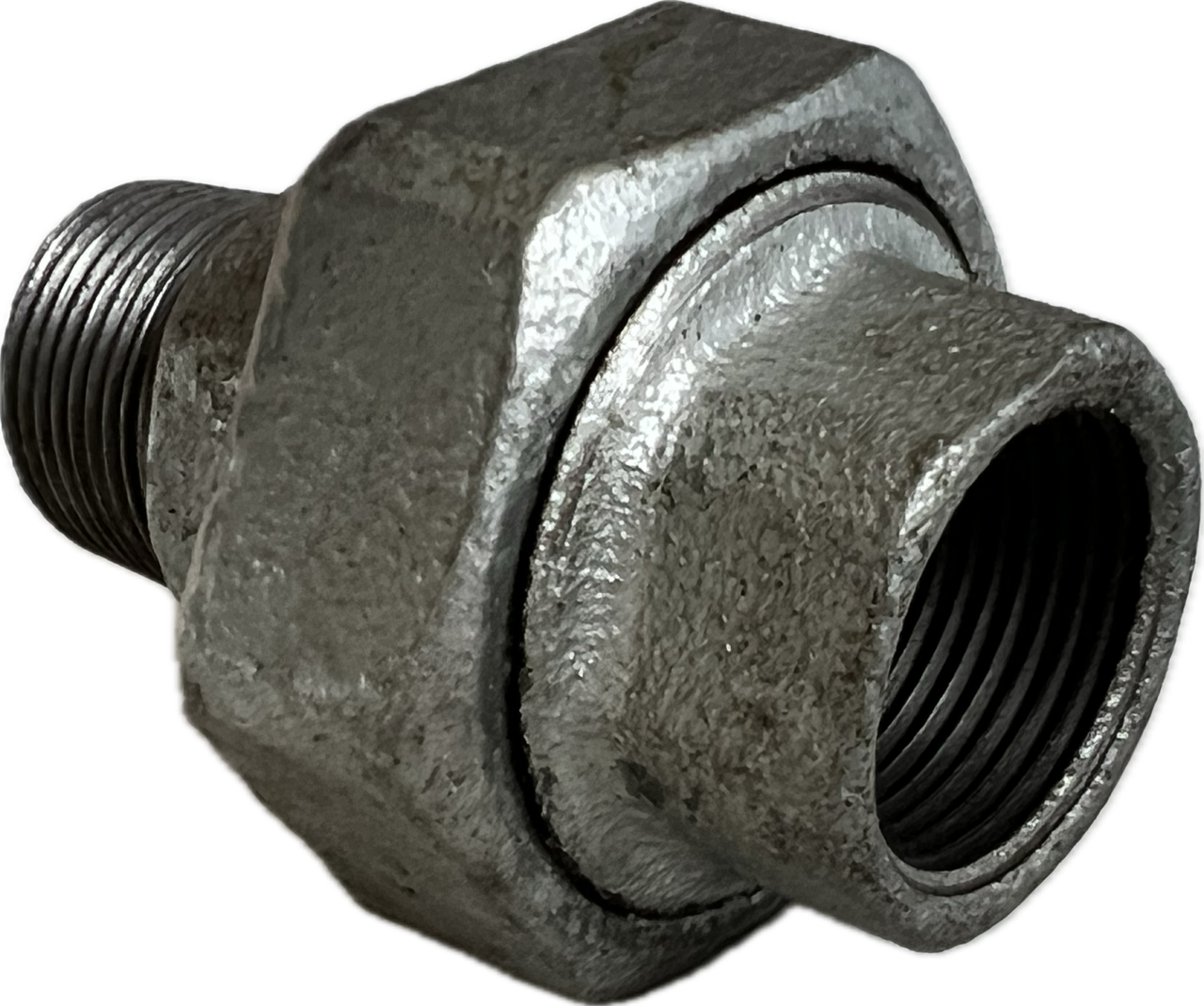 Verschraubung Temperguss verzinkt I/A