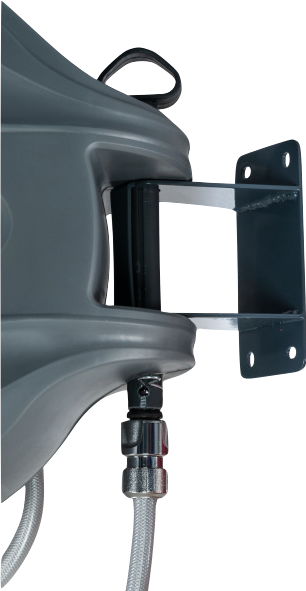 Schlauchbox inkl. 25 m Schlauch GEKA drehbar Wandbefestigung