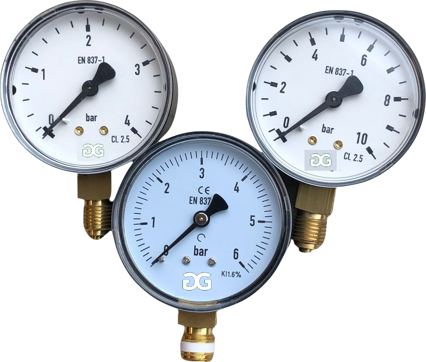 Manometer Ventil unten