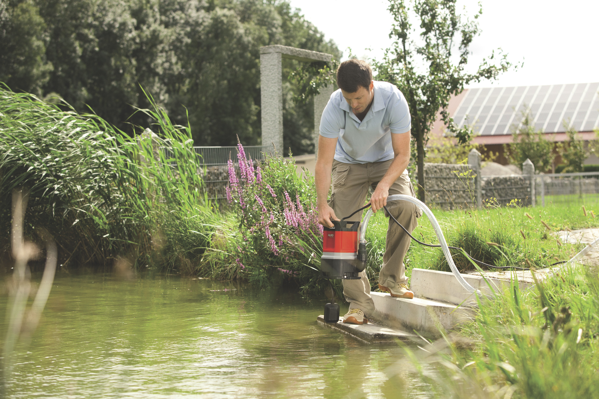 Tauchpumpe AL-KO Twin 14000 Premium Einsatzbild