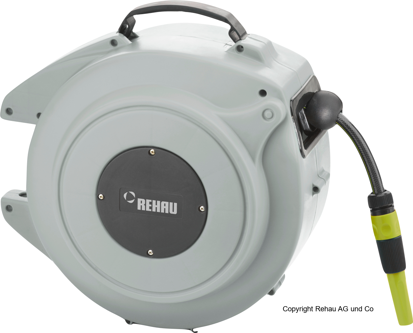 Schlauchbox inkl. 15 m Schlauch 1/2 Zoll drehbar Rehau