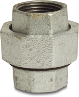 Verschraubung Temperguss verzinkt Innengewinde