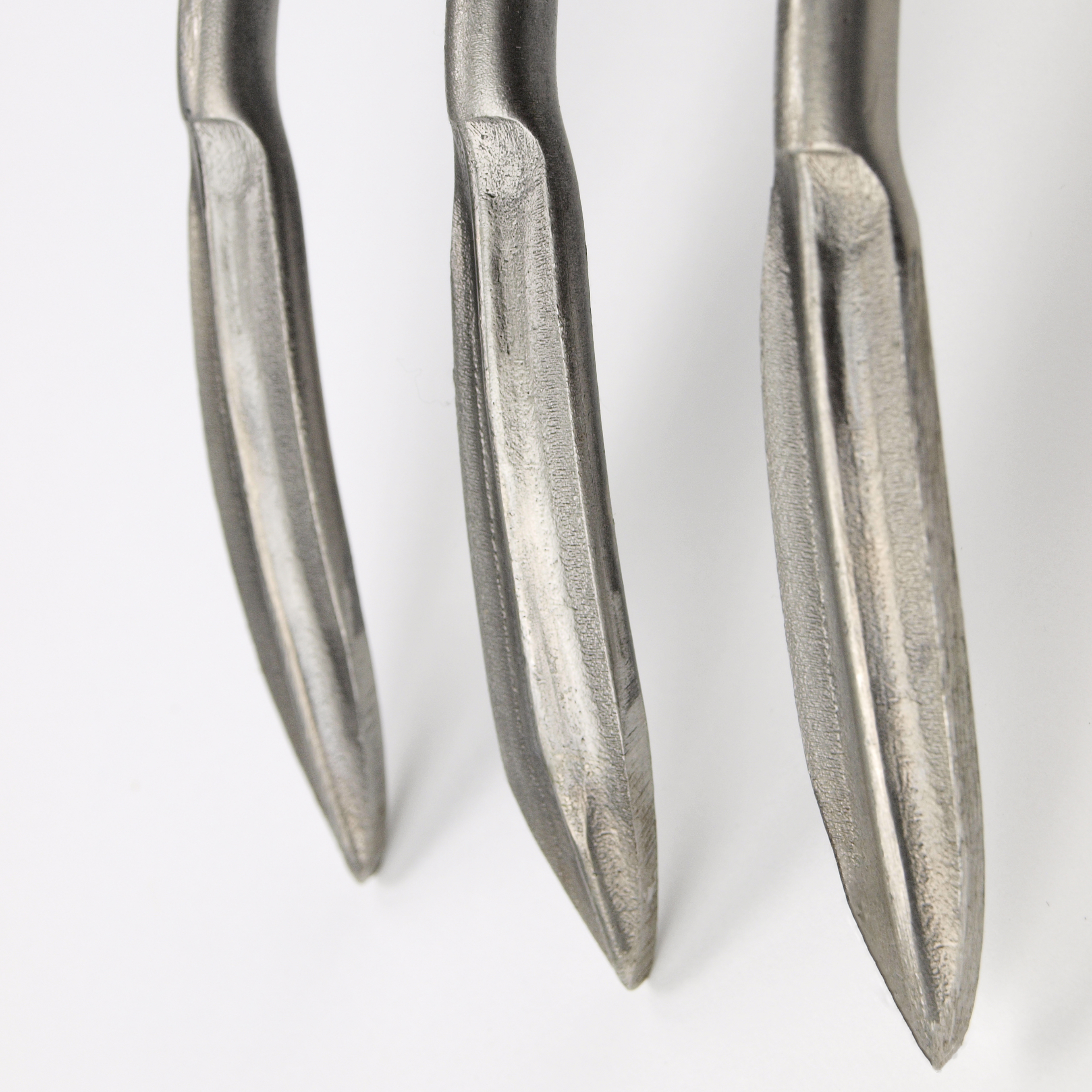 Handgabel 3 Edelstahlzinken mit Kirschgriff - Zinken