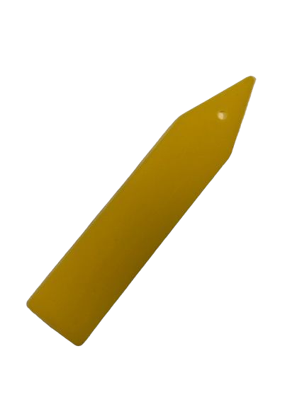 Stecketikett 25 Stueck gelb