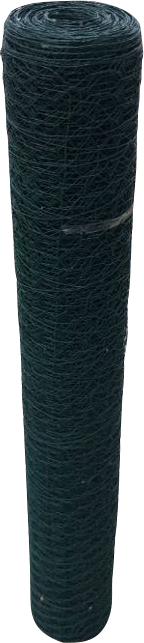 6eck Geflecht grün ummantelt 25m