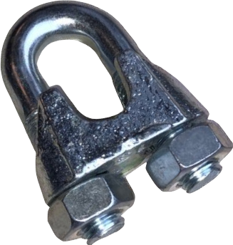 Drahtseilklemme Bügelklemme verzinkt