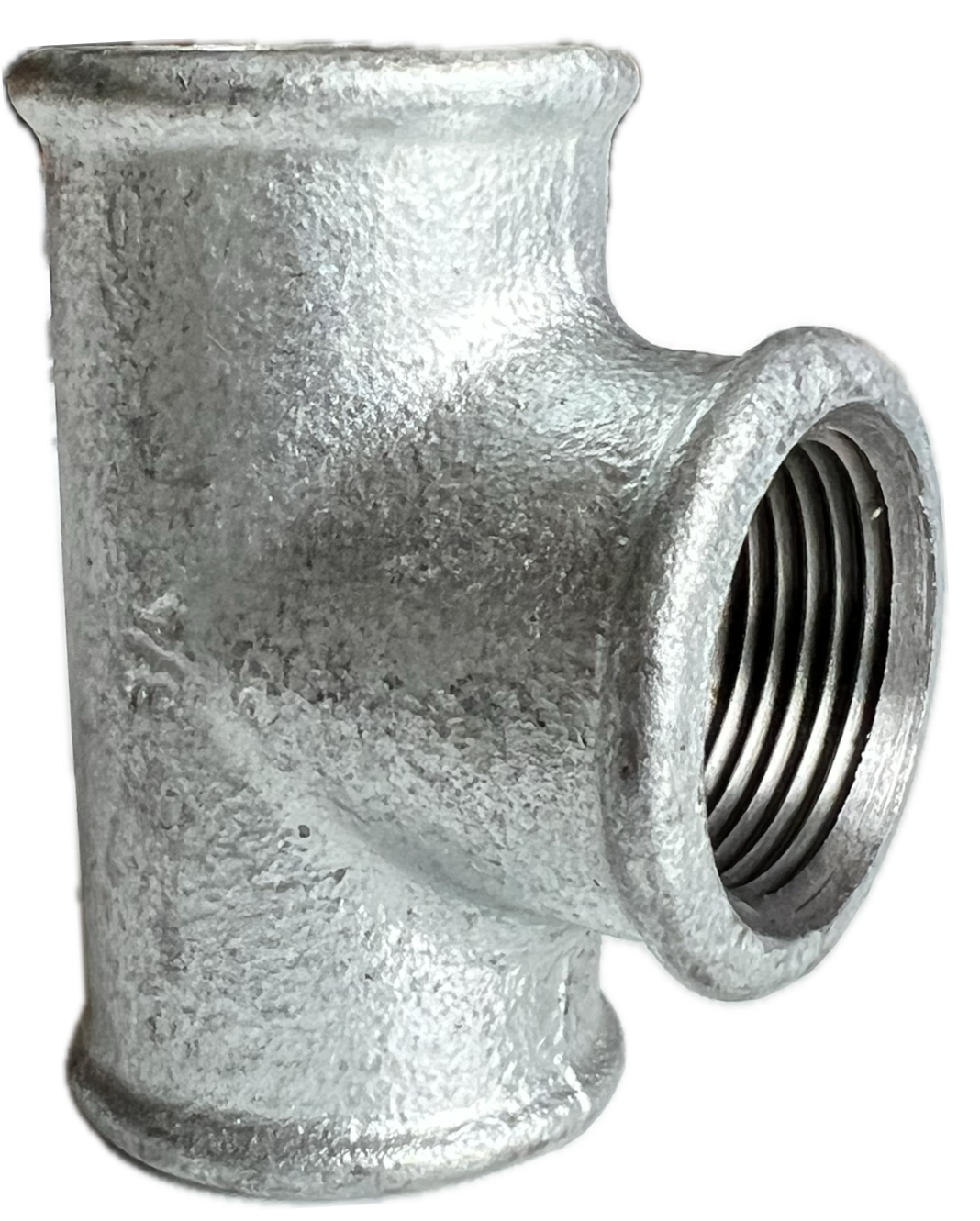 T-Stück Temperguss verzinkt