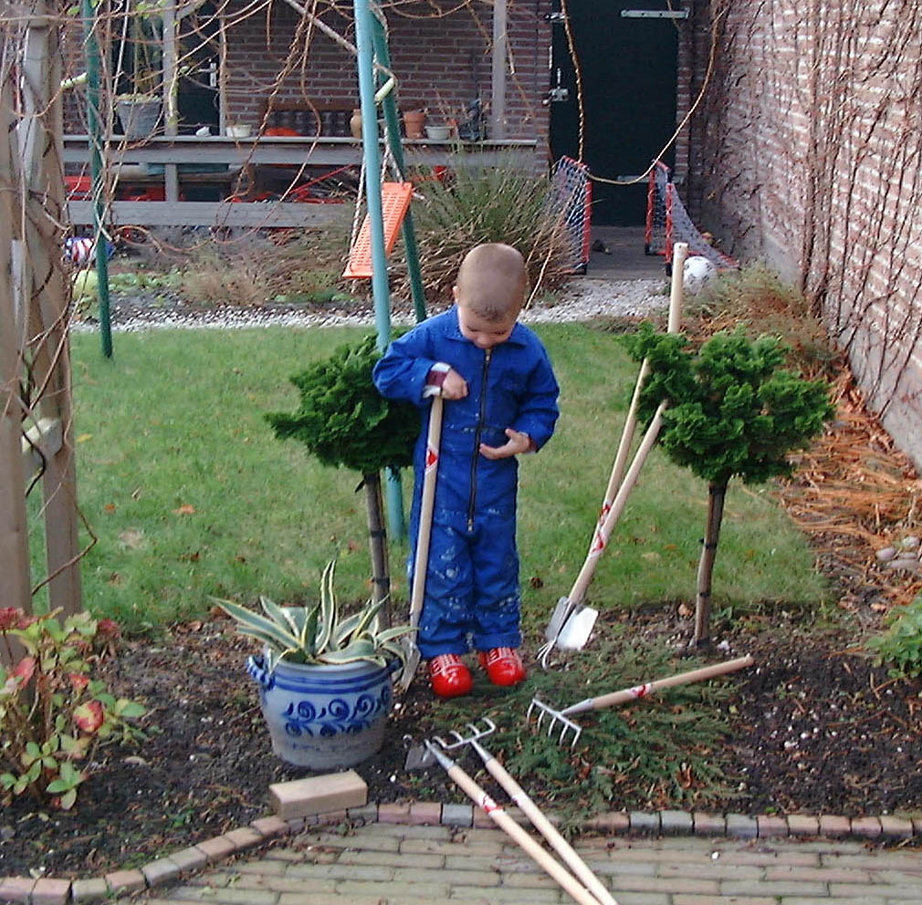 Kinder Schuffel mit 60 cm Stiel