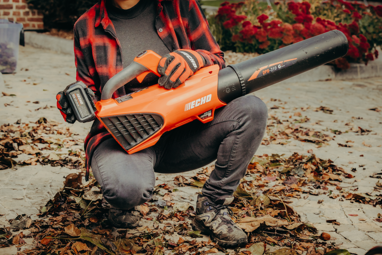 Echo Akku Blasgeraet 40 V _ Einsatzbild