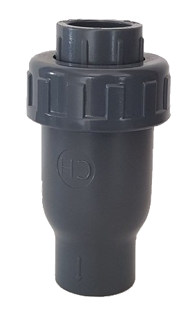 Rückschlagventil PVC CH Federbelastet