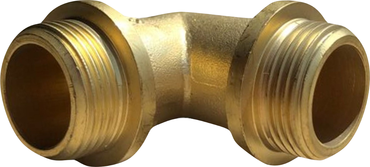 Winkel Messing 90 Grad AG/AG