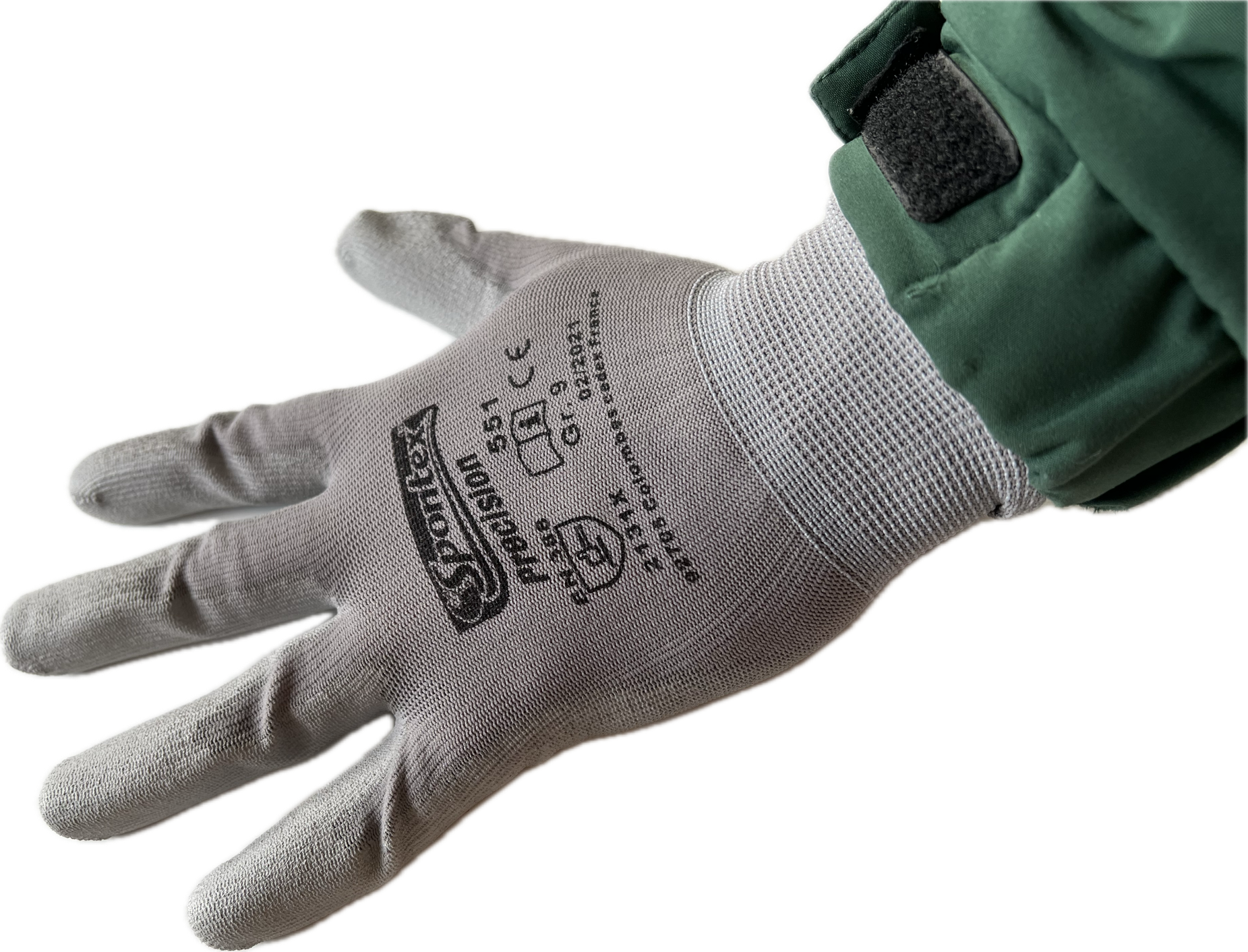 Handschuhe Spontex Precision  grau