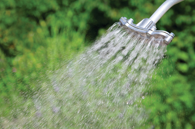 Fächergießgerät GEKA plus-Sport mit Hahn  Einsatzbild