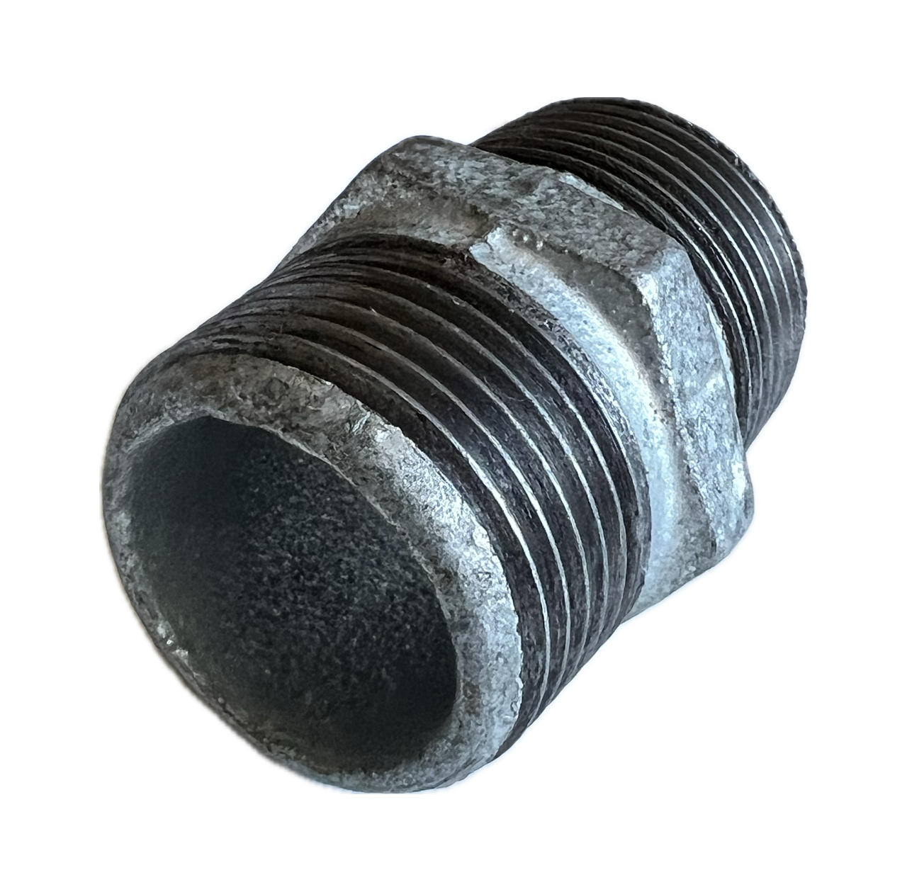 Doppelnippel Temperguss verzinkt