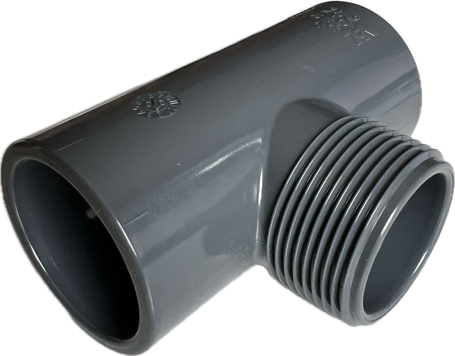 T-Stück PVC 32-1 1/4-32 Außengewinde