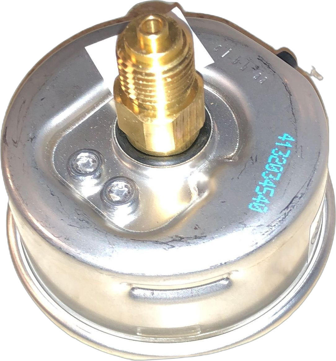 Manometer gefüllt 10bar Rückseite