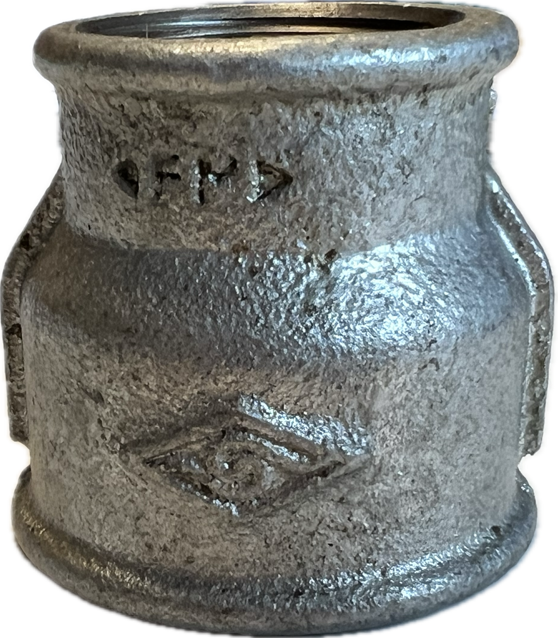 Reduziermuffe Temperguss verzinkt