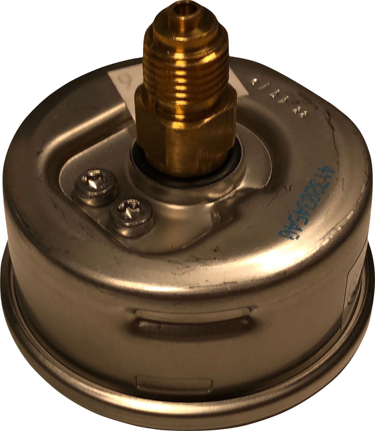 Manometer gefüllt Rüclseite