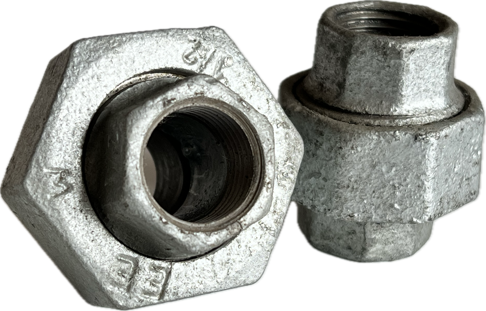 Verschraubung Temperguss verzinkt I/A