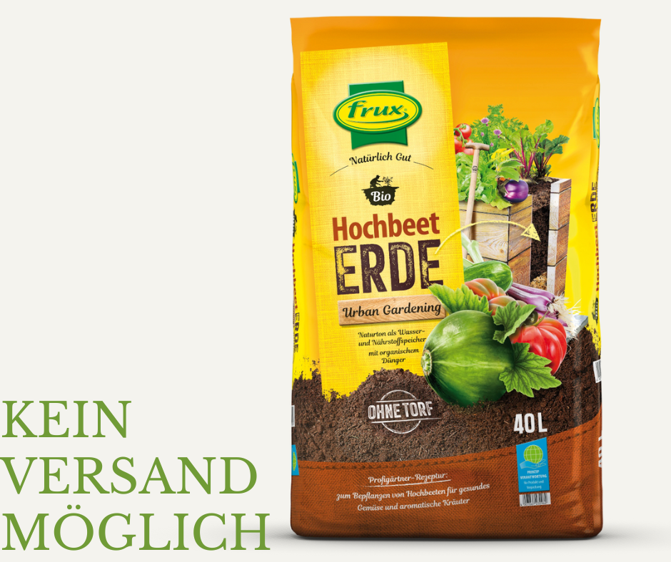 Bio Hochbeeterde Frux 40 l kein Versand