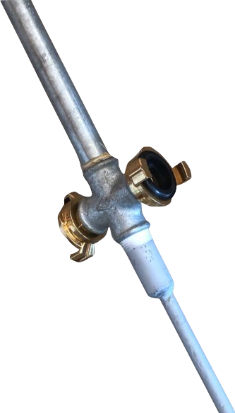 Regnerstativ mit Erdspieß / Kreuz / GEKA