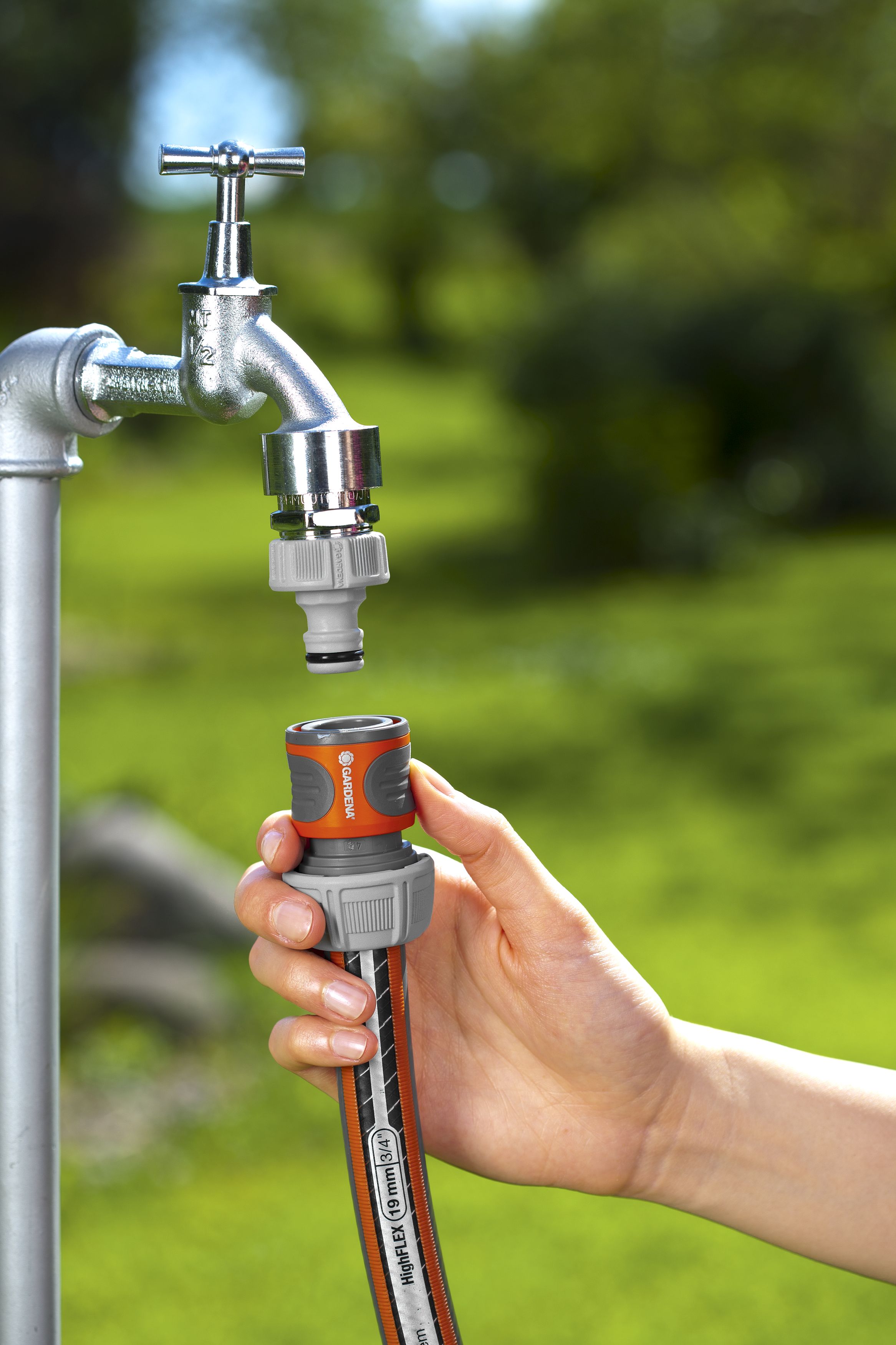 Schlauchstueck Gardena - Anschlussbild