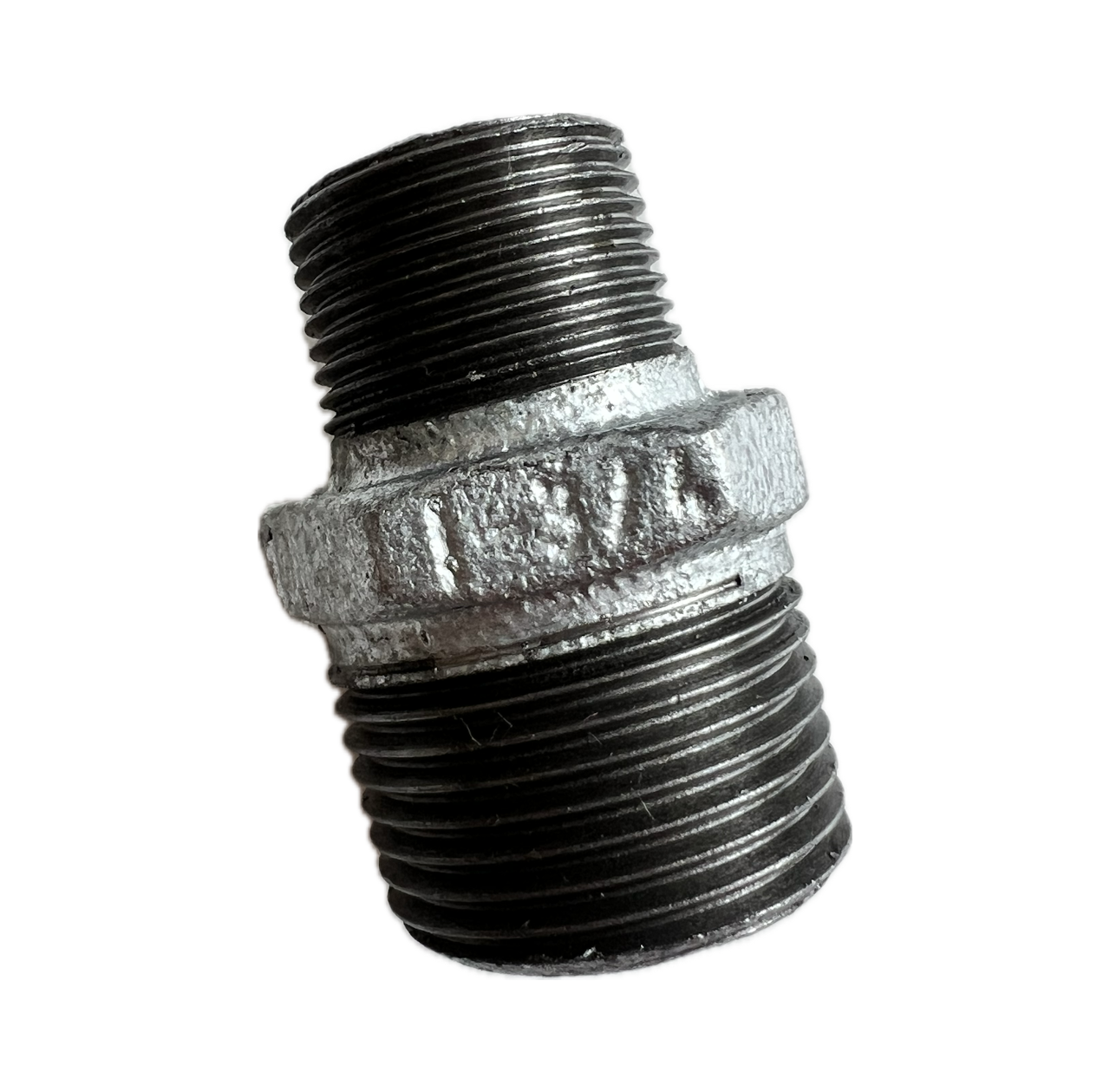 Doppelnippel, reduziert TG verzinkt