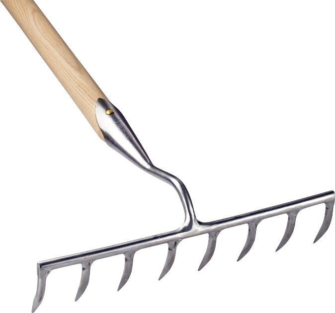 Rechen mit 8 Zinken Niro Sneeboeor