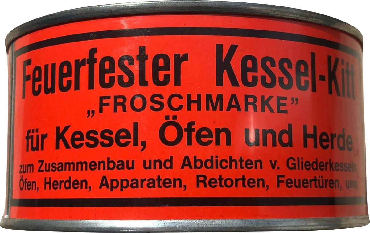 Feuerfester Kessel-Kitt 500g Vorderseite