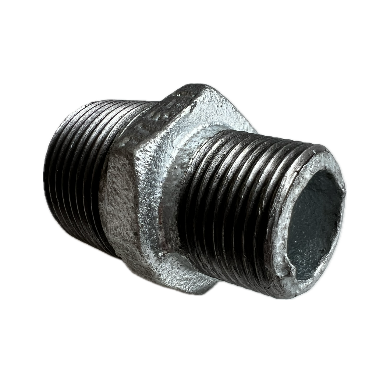 Doppelnippel, reduziert TG verzinkt