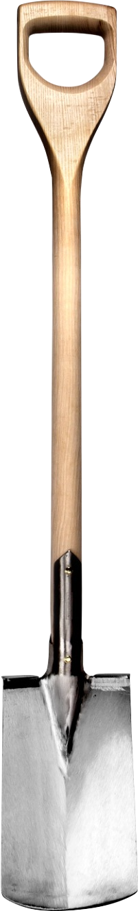 Spaten mit Tritt - 85 cm D-Stiel Sneeboer