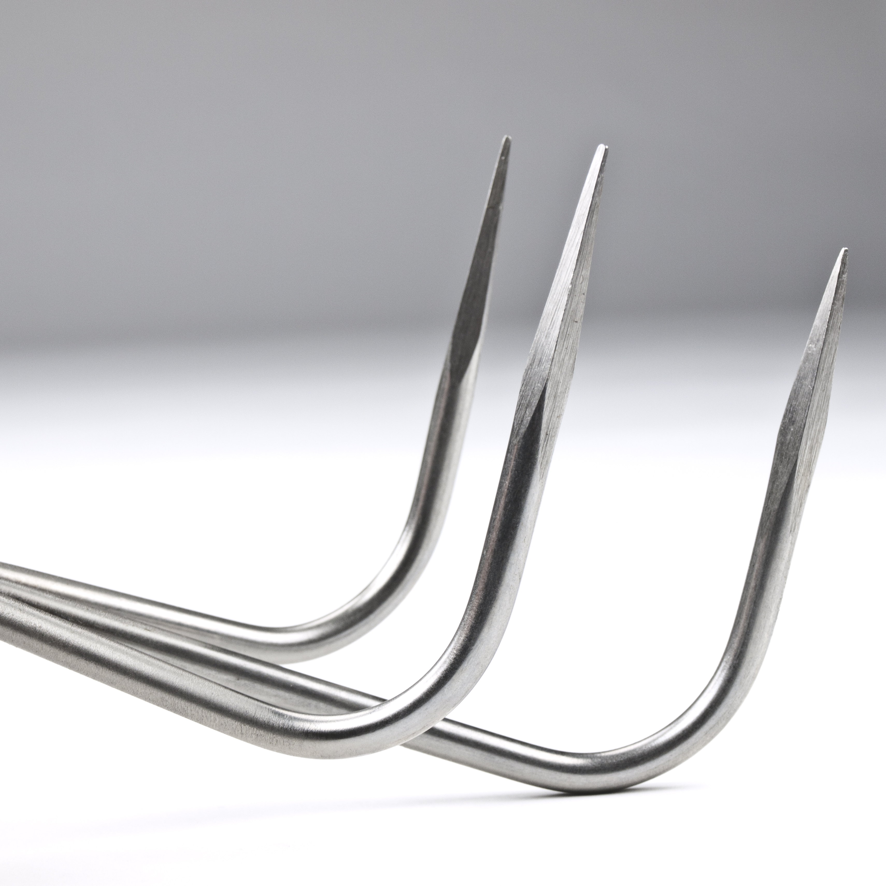 Handkultivator 3 Edelstahlzinken mit Kirscholzgriff