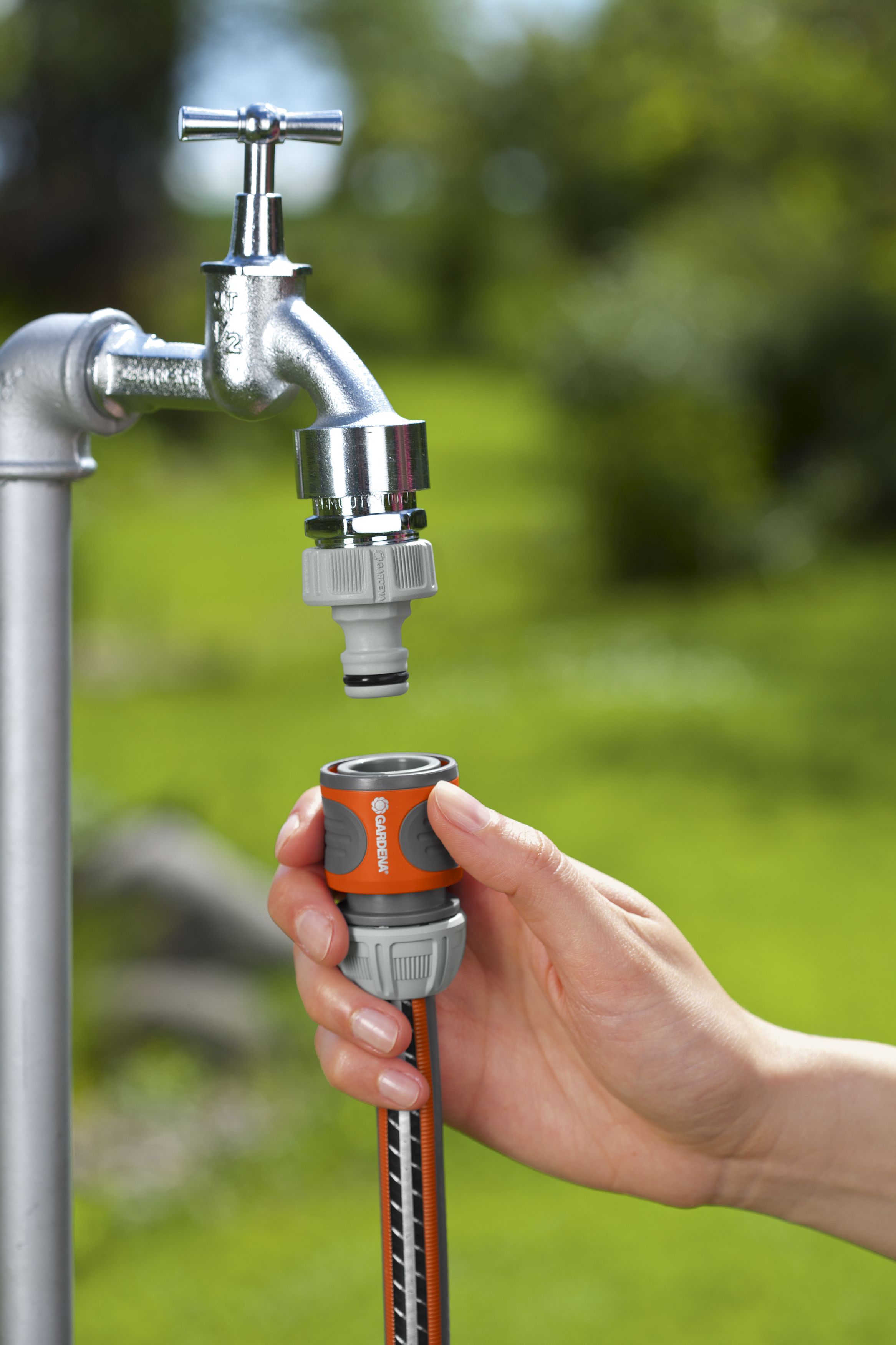 Schlauchstueck Gardena - Anschlussbild