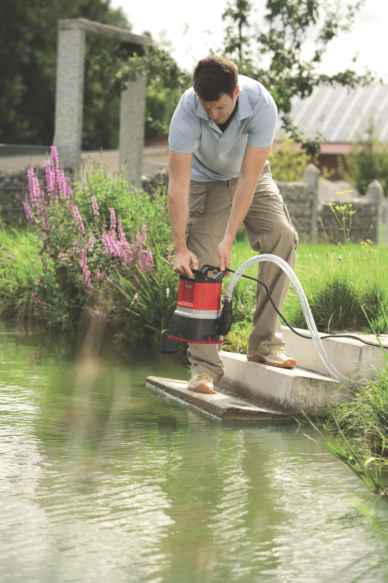 Tauchpumpe AL-KO Twin 14000 Premium Einsatzbild