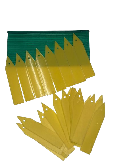 Stecketikett 25 Stueck gelb