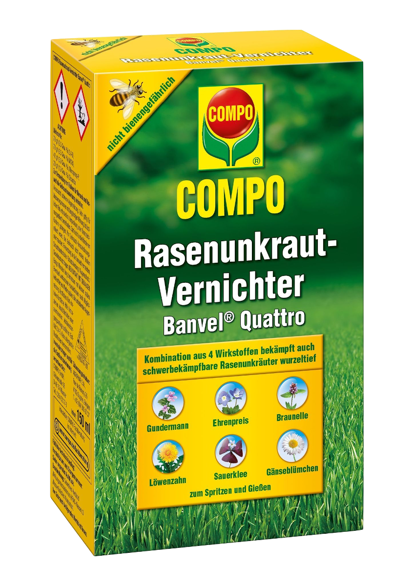 COMPO Rasenunkrautvernichter Banvel Qauttro